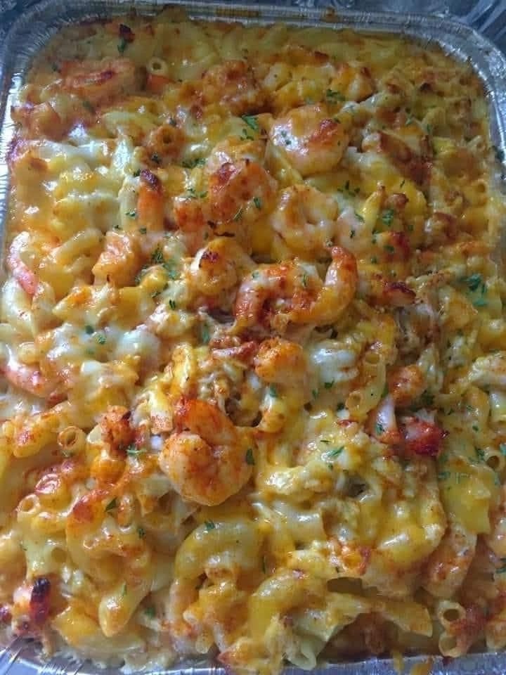 Ultimate Shrimp and Cheesy Macaroni Bake Recipe 464826321_541252155513713_4701390039045453527_n