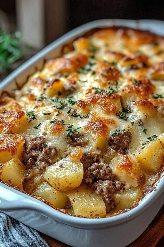 Easy Hamburger Potato Casserole Recipe ππ₯ 465677826_2322618344743089_4029015230780468202_n