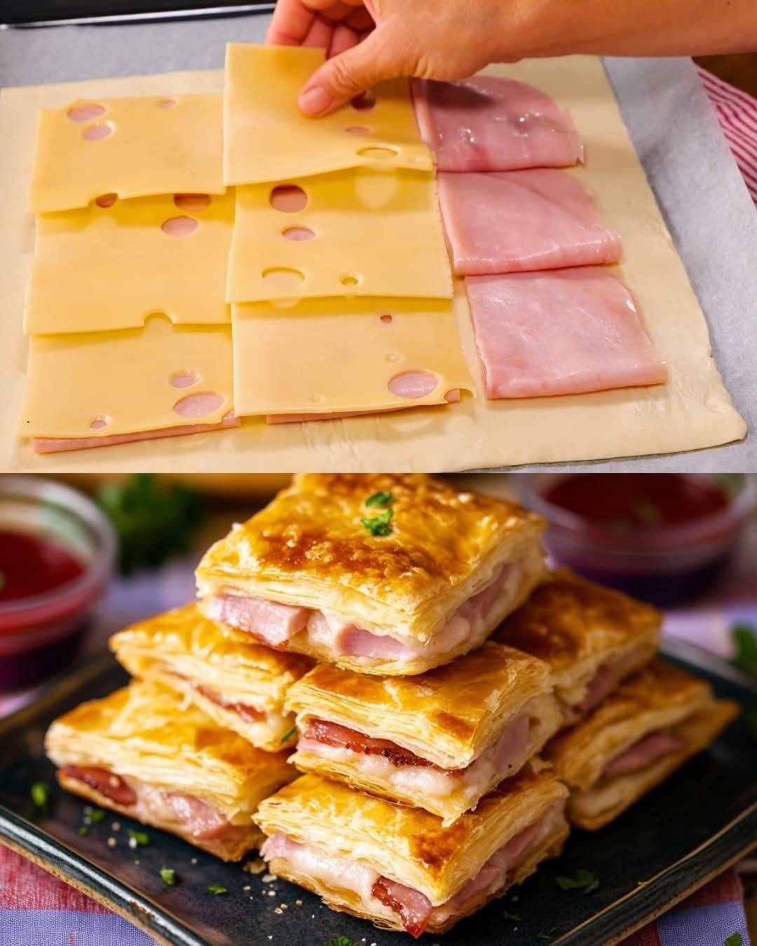 Ham and Cheese Puff Pastry Pockets: A Simple, Savory Delight 479739388_1796314771147124_2609968286527720472_n