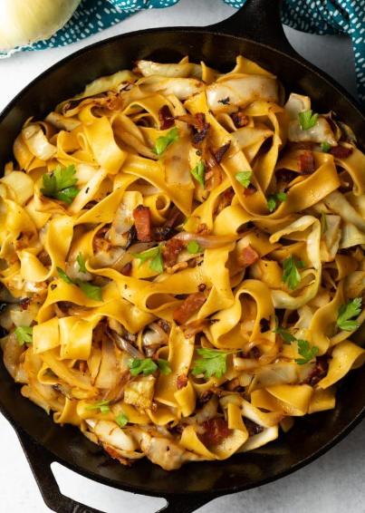Hungarian Haluski (Cabbage and Noodles🇭🇺 Capture d’écran 2025-05-03 122737