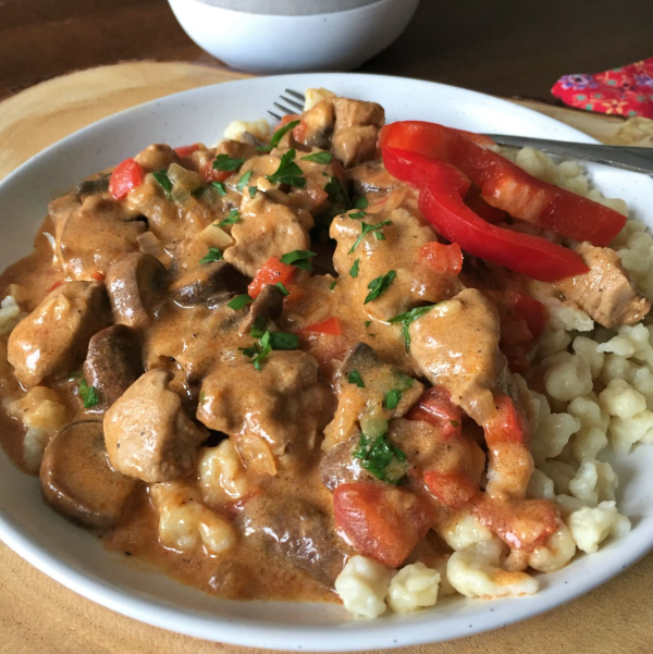Hungarian Creamy Pork Mushroom Paprikás (Sertés Gombapaprika)🇭🇺 Screenshot 2025-09-03 154532
