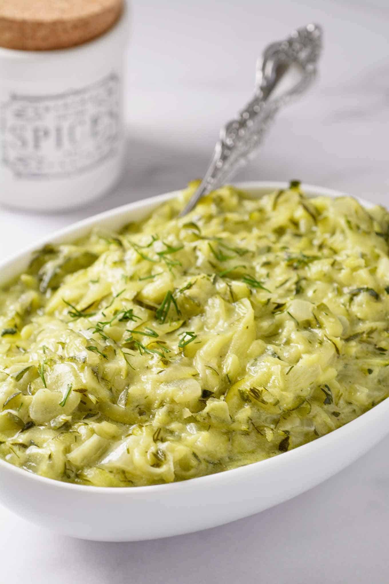 Hungarian-Style Summer Squash with Dill🇭🇺.. hungarian-summer-squash