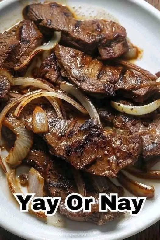 Beef Liver and Onions - This is such a great recipe. The whole family loved it 571031877_122190377150566851_5904907776059118019_n