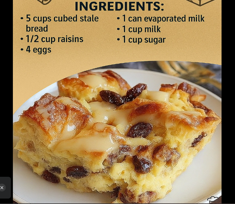 πβ¨ Cinnamon Raisin Bread Pudding β The Cozy Classic Youβll Crave Again & Again! π Capture dβΓ©cran 2025-11-09 134748