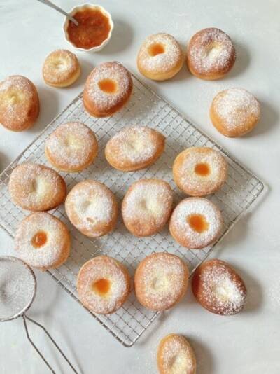 Hungarian Ribboned Carnival Doughnut (Farsangi Fánk) Ribboned-Carnival-Doughnut-scaled-e1644944545103-400x534