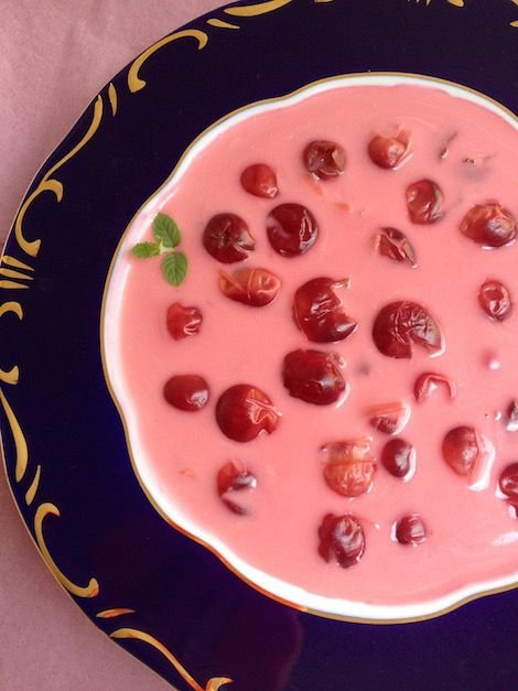 Hungarian Chilled Sour Cherry Soup Recipe (Hideg meggyleves) b34e54d8607a549f3530a7c830d84cc1 (1)