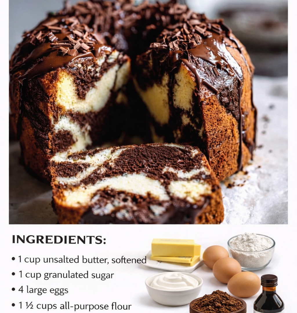 Marble Pound Cake (Chocolate & Vanilla Marble Cake) 8bd78693-eec8-4ea3-b0f3-75084fc84b65