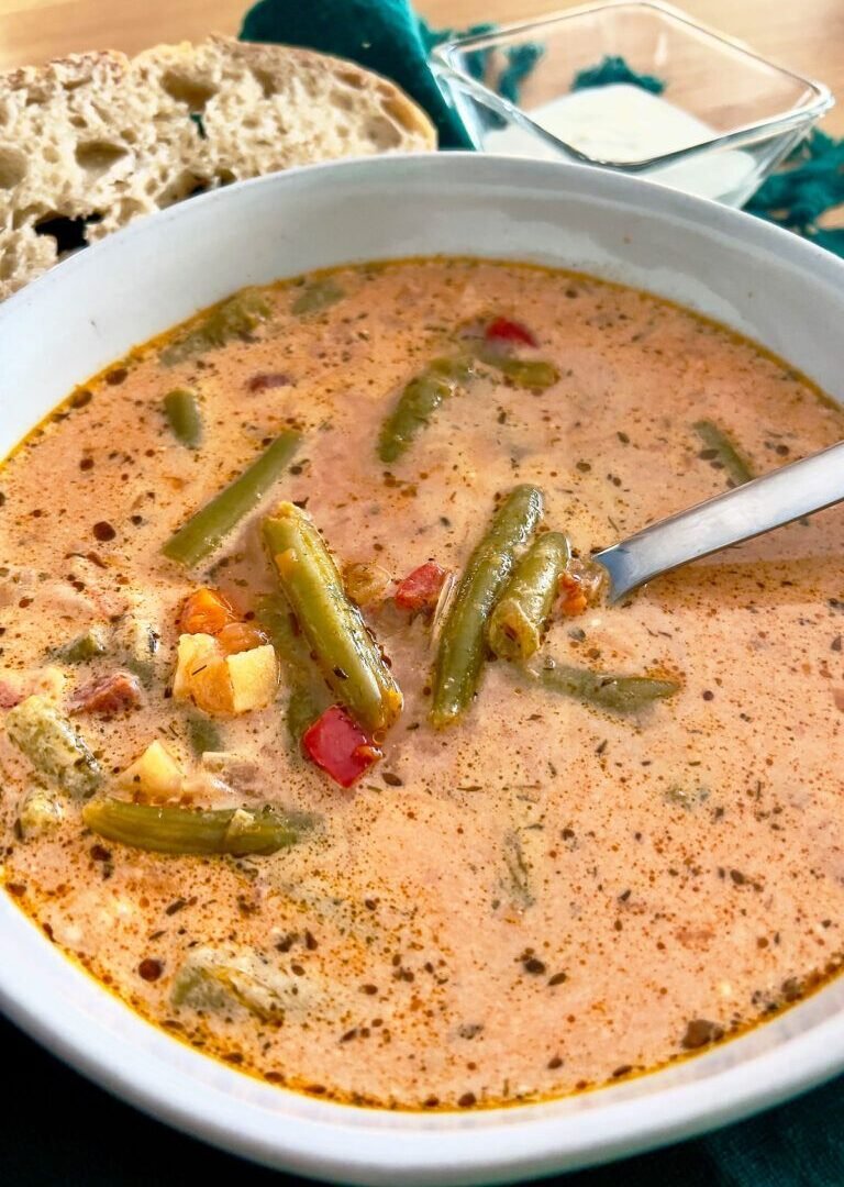 Hungarian Green Bean Soup (Zöldbab Leves) be34981b50ca74e2680afce3cf78cbfc